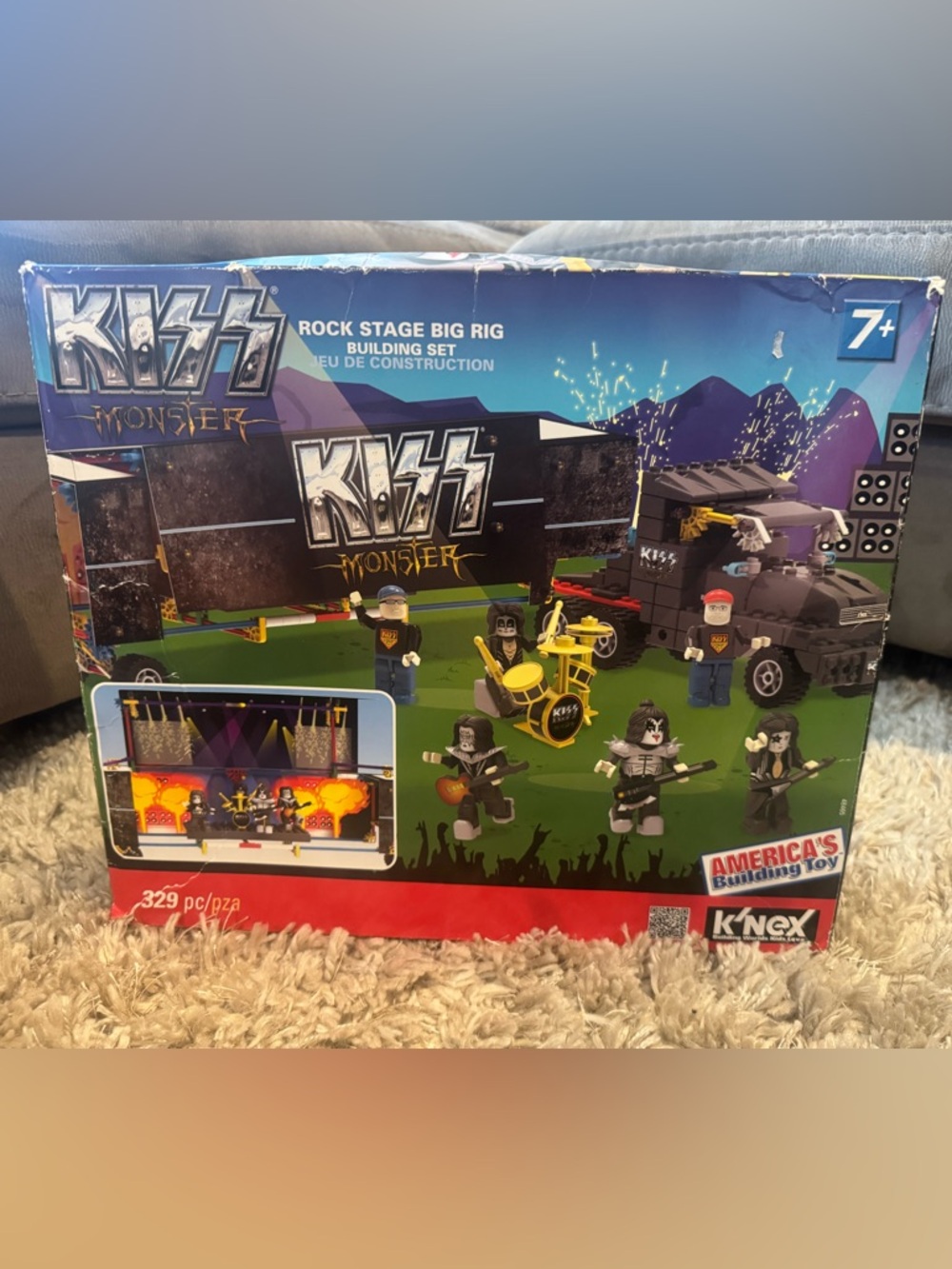 KISS K’Nex Monster Rock Stage Big Rig Building Set- New Sealed Bags - Box Wear.